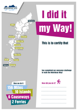 Load image into Gallery viewer, Hebridean Way Walking Route Completion Certificate